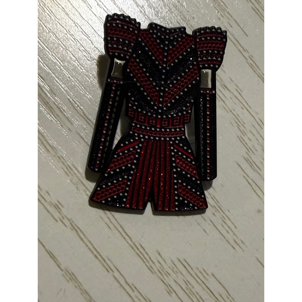 SIX the Musical Anne Boleyn Red Black Glitter Enamel Costume Pin 2021 Broadway